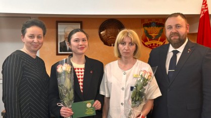 Готовы к труду и обороне: работники Брестской городской поликлиники № 1 получили знаки ГТО